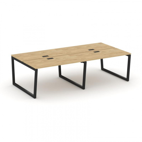 Style Project Рабочая станция 2-х сторон. SN-5T2.DRS-033 Акация Лорка/Металл Антрацит/Заглушка Пласт