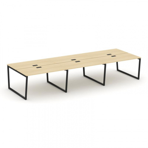 Style Project Рабочая станция 2-х сторон. SN-4T2.DRS-082 Акация Лорка/Металл Антрацит/Заглушка Пласт фото 19