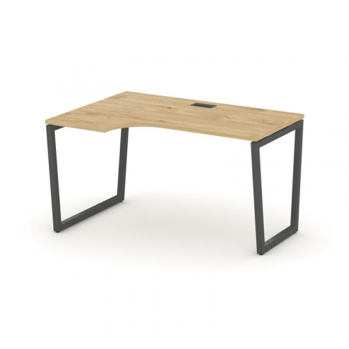 Style Project Стол рабочий эргоном. SN-4T2.SPA-021(L) Акация Лорка/Металл Антрацит/Заглушка Пластик фото 22