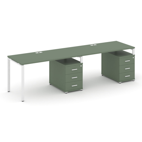 Бенч-система на 2 места с 2 опорными тумбами Concept CN.ORS-310