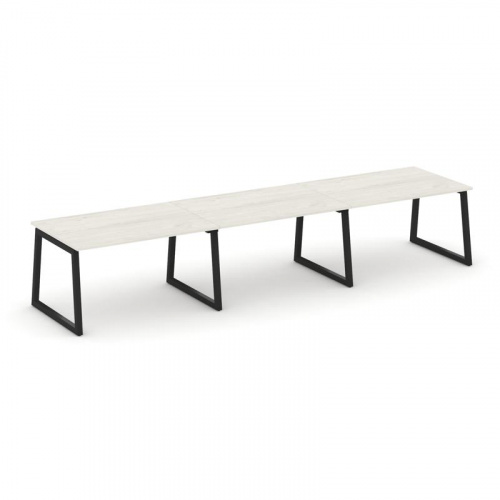 Style Project Стол переговорный SN-5T1.SPRG-023.3 Акация Лорка/Металл Антрацит 4410*980*750 фото 5