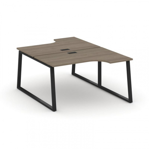 Style Project Рабочая станция эргоном. SN-6T1.DRPA-022 Акация Лорка/Металл Антрацит/Заглушка Пластик фото 8