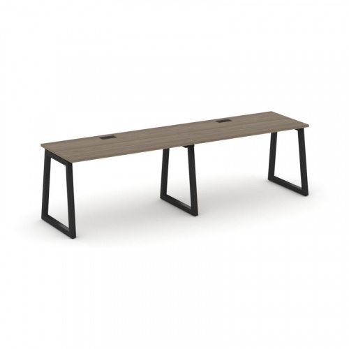 Style Project Рабочая станция 1 сторон. SN-5T1.ORS-001 Акация Лорка/Металл Антрацит/Заглушка Пластик фото 8