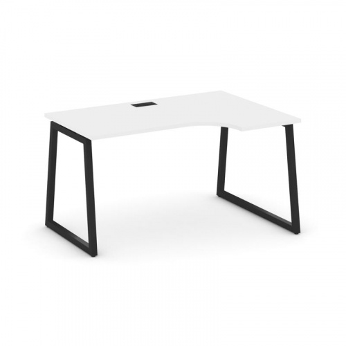 Style Project Стол рабочий эргоном. SN-4T1.SPA-002(R) Акация Лорка/Металл Антрацит/Заглушка Пластик фото 4 Style Project Стол рабочий эргоном. SN-4T1.SPA-002(R) Акация Лорка/Металл Антрацит/Заглушка Пластик фото 4