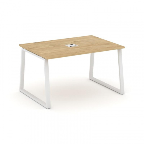 Style Project Стол переговорный SN-6T1.SPRG-003 Акация Лорка/Металл Антрацит/Заглушка Металл Антраци