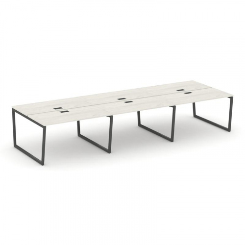 Style Project Рабочая станция 2-х сторон. SN-4T2.DRS-082 Акация Лорка/Металл Антрацит/Заглушка Пласт фото 24