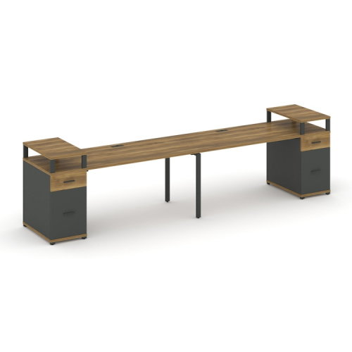 Бенч-система на 2 места с 2 опорными тумбами Concept CN.ORS-430