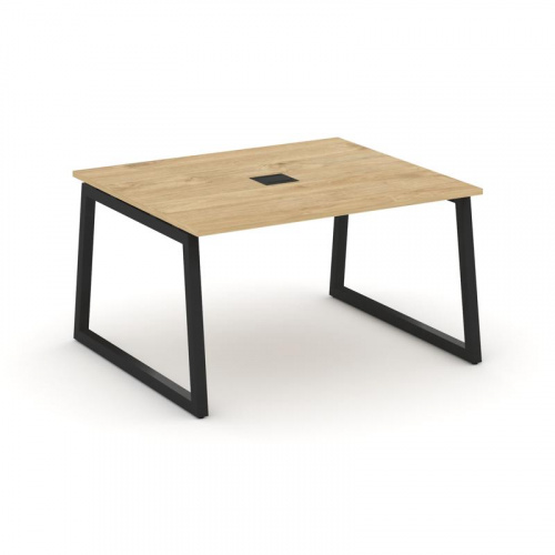 Style Project Стол переговорный SN-5T1.SPRG-034 Акация Лорка/Металл Антрацит/Заглушка Металл Антраци фото 3