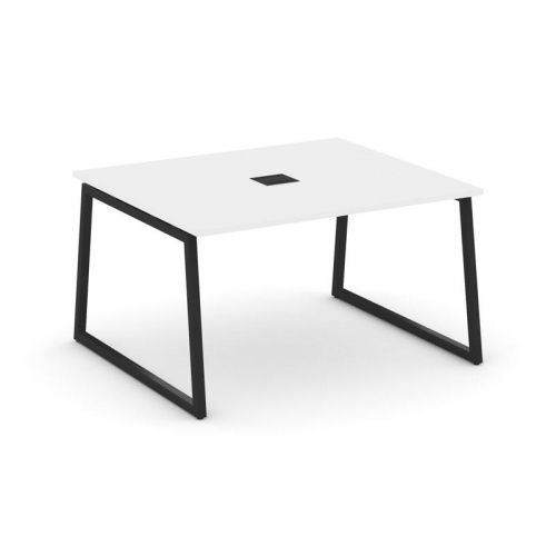 Style Project Стол переговорный SN-4T1.SPRG-034 Акация Лорка/Металл Антрацит/Заглушка Металл Антраци фото 4