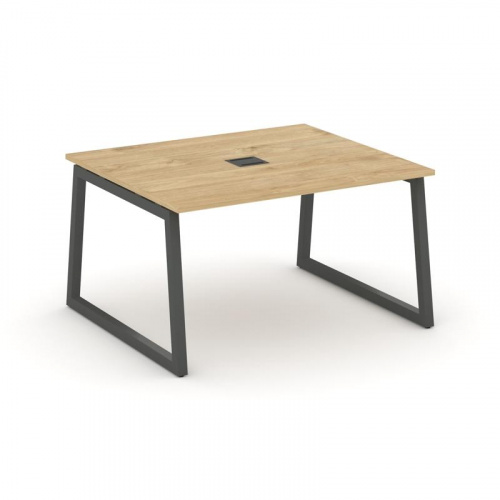 Style Project Стол переговорный SN-5T1.SPRG-034 Акация Лорка/Металл Антрацит/Заглушка Металл Антраци фото 7