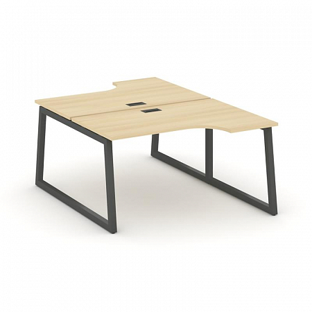 Style Project Рабочая станция эргоном. SN-5T1.DRPA-001 Акация Лорка/Металл Антрацит/Заглушка Пластик