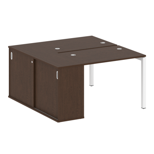 Бенч-система с шкафом-купе на П-обр. м/к Metal System Quattro 50БП.РС-СШК-1.1 фото 6