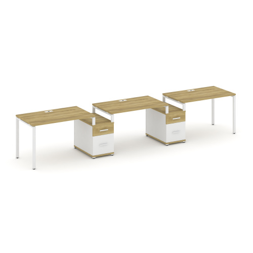 Бенч-система на 3 места с 2 опорными тумбами Concept CN.ORS-330 фото 11