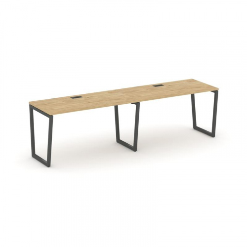 Style Project Рабочая станция 1 сторон. SN-4T2.ORS-013 Акация Лорка/Металл Антрацит/Заглушка Пластик фото 22