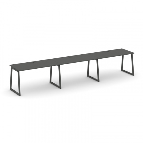 Style Project Рабочая станция 1 сторон. SN-4T1.ORS-044 Акация Лорка/Металл Антрацит/Заглушка Пластик фото 14