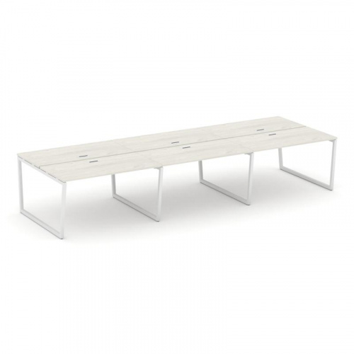 Style Project Рабочая станция 2-х сторон. SN-4T2.DRS-082 Акация Лорка/Металл Антрацит/Заглушка Пласт фото 12