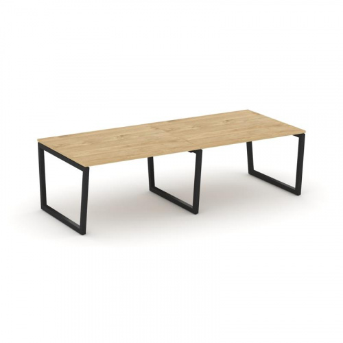 Style Project Стол переговорный SN-5T2.SPRG-043.3 Акация Лорка/Металл Антрацит 2760*1180*750