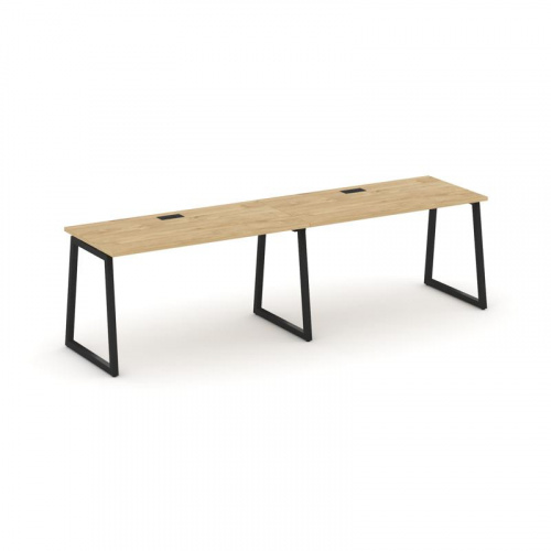 Style Project Рабочая станция 1 сторон. SN-4T1.ORS-001 Акация Лорка/Металл Антрацит/Заглушка Пластик