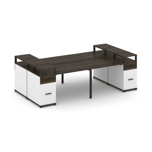 Бенч-система на 4 места с 2 опорными тумбами Concept CN.DRS-445 фото 9