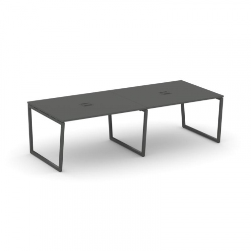 Style Project Стол переговорный SN-4T2.SPRG-042 Акация Лорка/Металл Антрацит/Заглушка Металл Антраци фото 27