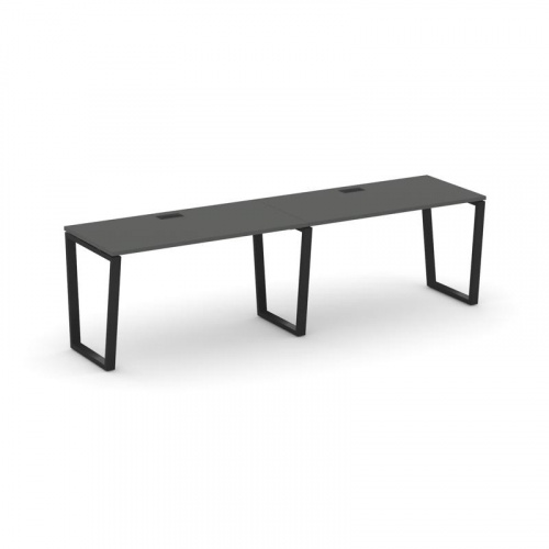 Style Project Рабочая станция 1 сторон. SN-6T2.ORS-012 Акация Лорка/Металл Антрацит/Заглушка Пластик фото 4