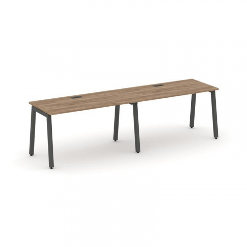 Style Project Рабочая станция 1 сторон. SN-5A.ORS-002 Дуб Табак/Металл Белый 2360*600*750 фото 18