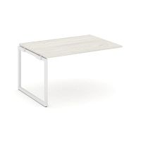 Style Project Проходной наб. элем. перег. стола SN-4O.NSPRG-003.3 Дуб Наварра/Металл Белый 1380*980*