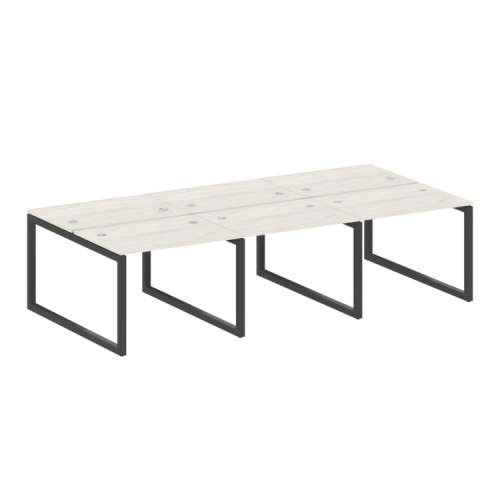 Бенч-система на 6 рабочих мест на О-обр. м/к Metal System Quattro 50БО.СМ-6.1 фото 13