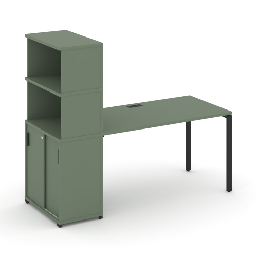 Стол офисный с опорным шкафом-купе Concept CN.SP-244
