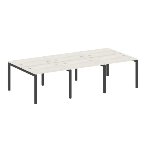 Бенч-система на 6 рабочих мест на П-обр. м/к Metal System Quattro 50БП.СМ-6.1 фото 4