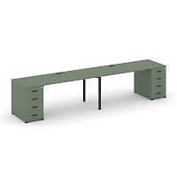 Бенч-система на 2 места с 2 опорными тумбами Concept CN.ORS-409