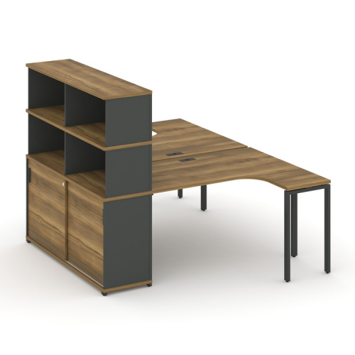 Бенч-система с опорным шкафом-купе с надставкой Concept CN.DSA-221