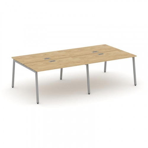 Style Project Рабочая станция 2-х сторон. SN-4A.DRS-044 Вяз Благородный/Металл Белый 3160*1432*750