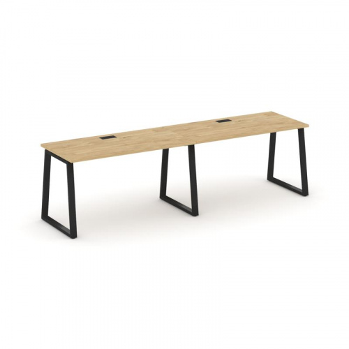 Style Project Рабочая станция 1 сторон. SN-6T1.ORS-001 Акация Лорка/Металл Антрацит/Заглушка Пластик