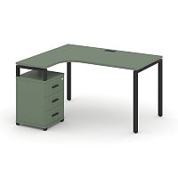 Стол эргономичный с опорной тумбой Concept CN.SA-305(L)