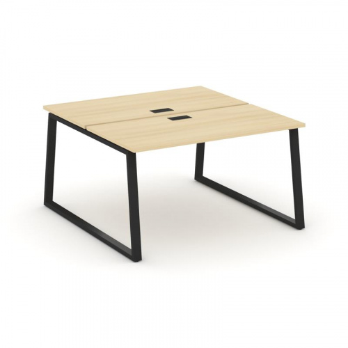 Style Project Рабочая станция 2-х сторон. SN-6T1.DRS-022 Акация Лорка/Металл Антрацит/Заглушка Пласт фото 9