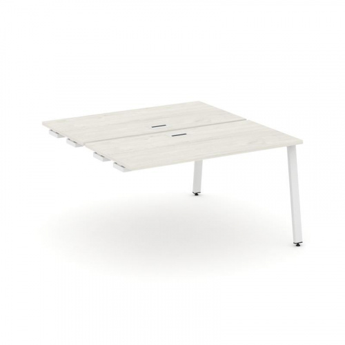 Style Project Стол-приставка к опор. элем. SN-6A.DPRS-003 Дуб Наварра/Металл Белый 1380*1232*750 фото 28