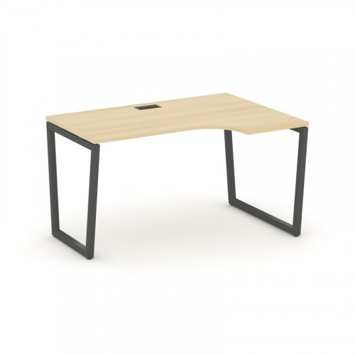 Style Project Стол рабочий эргоном. SN-4T2.SPA-011(R) Акация Лорка/Металл Антрацит/Заглушка Пластик фото 28