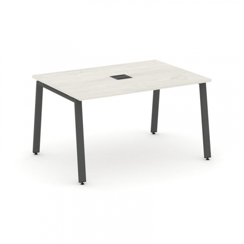 Style Project Стол переговорный SN-6A.SPRG-003 Дуб Табак/Металл Белый 1380*980*750 фото 26