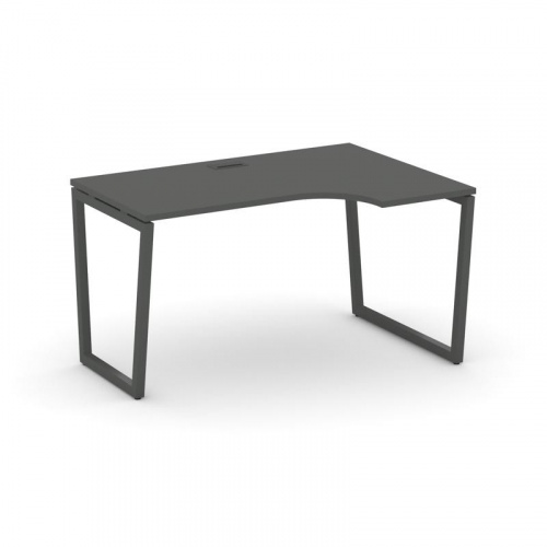 Style Project Стол рабочий эргоном. SN-4T2.SPA-011(R) Акация Лорка/Металл Антрацит/Заглушка Пластик фото 27