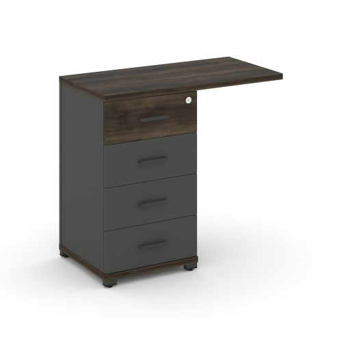 Тумба приставная с 4 ящикам Concept CN.TUS-001 W фото 3 Тумба приставная с 4 ящикам Concept CN.TUS-001 W фото 3