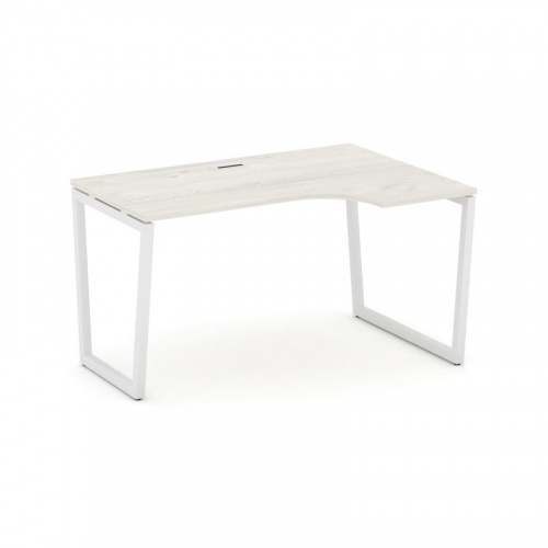 Style Project Стол рабочий эргоном. SN-4T2.SPA-011(R) Акация Лорка/Металл Антрацит/Заглушка Пластик фото 12