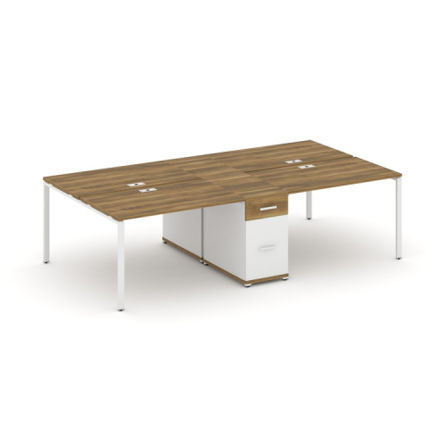 Бенч-система на 4 места с 1 опорной тумбой Concept CN.DRS-422 фото 8