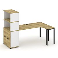 Стол эргономичный с опорным распашным шкафом Concept CN.SA-216(R)