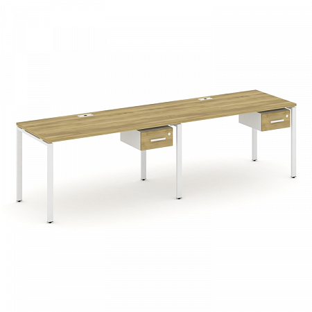 Бенч-система на 2 места с подвесными тумбами Concept CN.ORS-111