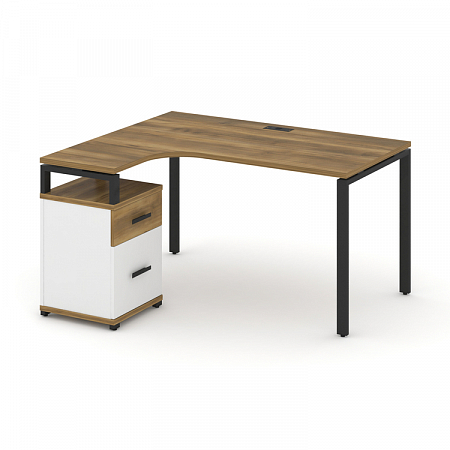 Стол эргономичный с опорной тумбой Concept CN.SA-306(L)