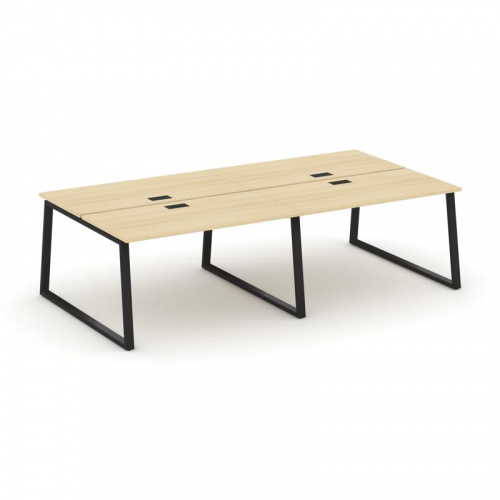 Style Project Рабочая станция 2-х сторон. SN-6T1.DRS-053 Акация Лорка/Металл Антрацит/Заглушка Пласт фото 6