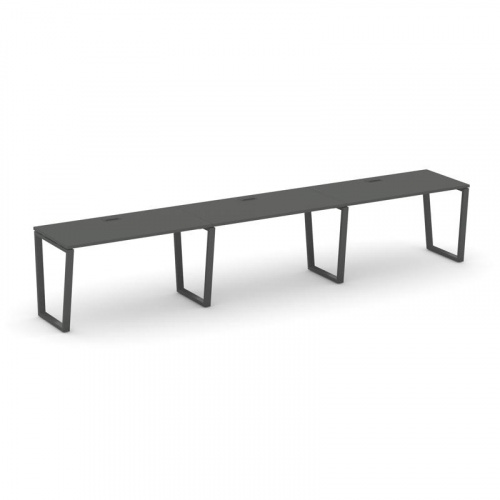 Style Project Рабочая станция 1 сторон. SN-6T2.ORS-041 Акация Лорка/Металл Антрацит/Заглушка Пластик фото 27