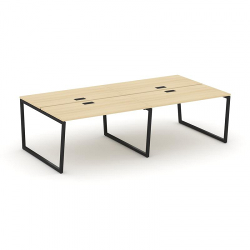 Style Project Рабочая станция 2-х сторон. SN-4T2.DRS-042 Акация Лорка/Металл Антрацит/Заглушка Пласт фото 19