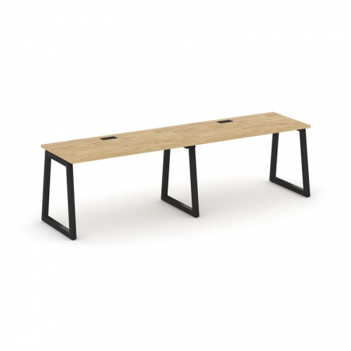 Style Project Рабочая станция 1 сторон. SN-5T1.ORS-001 Акация Лорка/Металл Антрацит/Заглушка Пластик